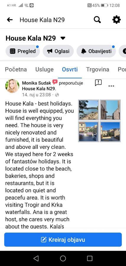 House Kala N29 Villa Jezera Eksteriør bilde